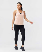 Goal Five Mesh It To Me training tank top in pink, lightweight breathable mesh fabric for workout comfort.