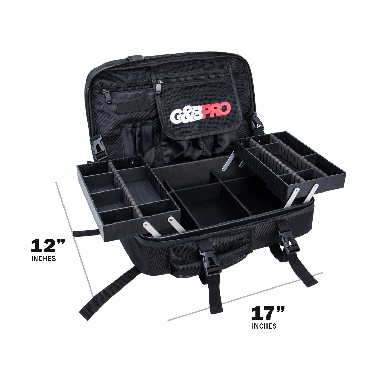 Mid Size Mobile Workstation Backpack with Extending Tray System – OG Black