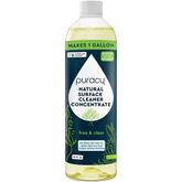 Puracy Everyday Multi-Surface Cleaner bottle with spray nozzle, designed for cleaning various surfaces around the home.