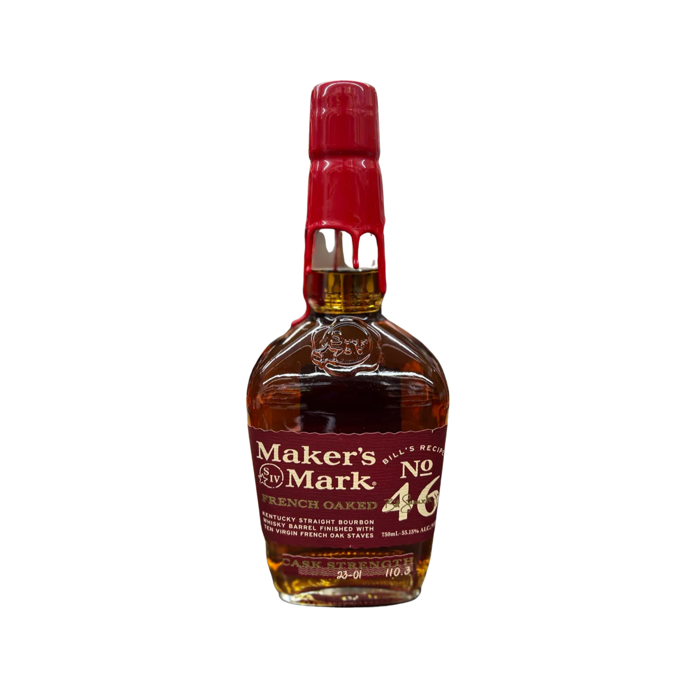 Maker's 46 Straight Bourbon Whiskey Cask Strength French Oaked Bill's Recipe