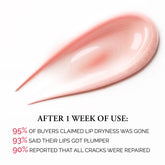 Maree Lip Moisturizer and Plumping Balm in a sleek container, designed to hydrate and enhance lips with a smooth, glossy finish.