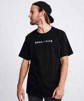 Men wearing Goal Five men&