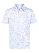 White Water Life Mermaid Polo shirt featuring a colorful mermaid design on soft, breathable polo fabric.