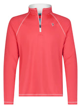 Red White Water Life Harbor quarter zip shirt with effortless comfort, featuring a quarter zip neckline and casual fit.