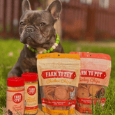 Farm To Pet Chicken and Turkey Dog Food Topper Bundle featuring fresh poultry ingredients in a natural, wholesome dog food topper bundle.