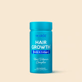 Maree Biotin and Collagen Hair Growth Complex supplement bottle with the label visible on a white background.