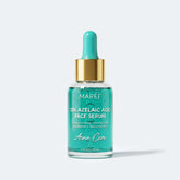 Maree Redness Soothing Azelaic Acid Serum bottle with dropper, designed to calm irritated skin and reduce redness.