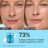 Maree Retinol & Collagen Anti-Age Cream jar showing smooth, creamy texture and elegant packaging on a white background.