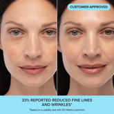 Maree Retinol & Collagen Anti-Age Cream jar showing smooth cream texture and elegant packaging for youthful skin.