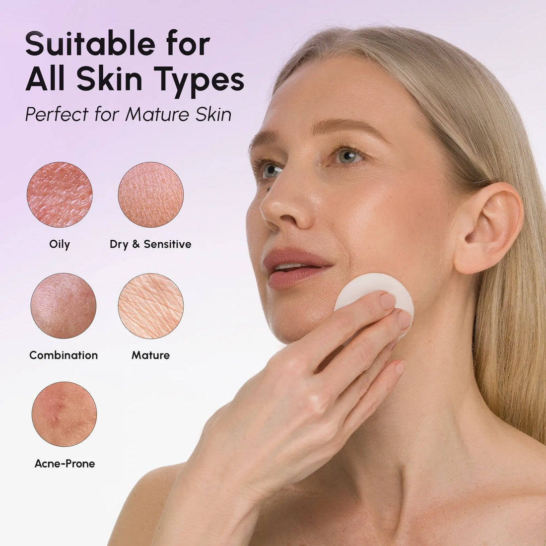 Maree 12% Niacinamide Smooth &amp; Glow Pads with textured cotton rounds for brightening and skin smoothing skincare routine