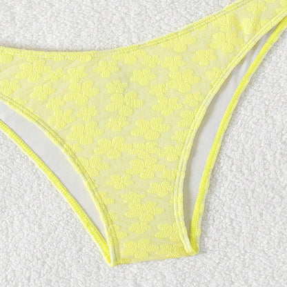Swimsuit Bikini Printed Sexy Tube Top Bikini Split Swimsuit for Women