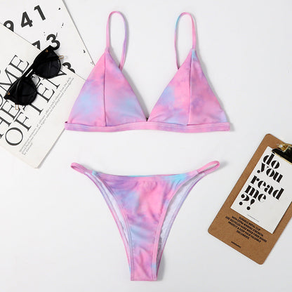 Women Three Point Sexy Bikini Split Swimsuit