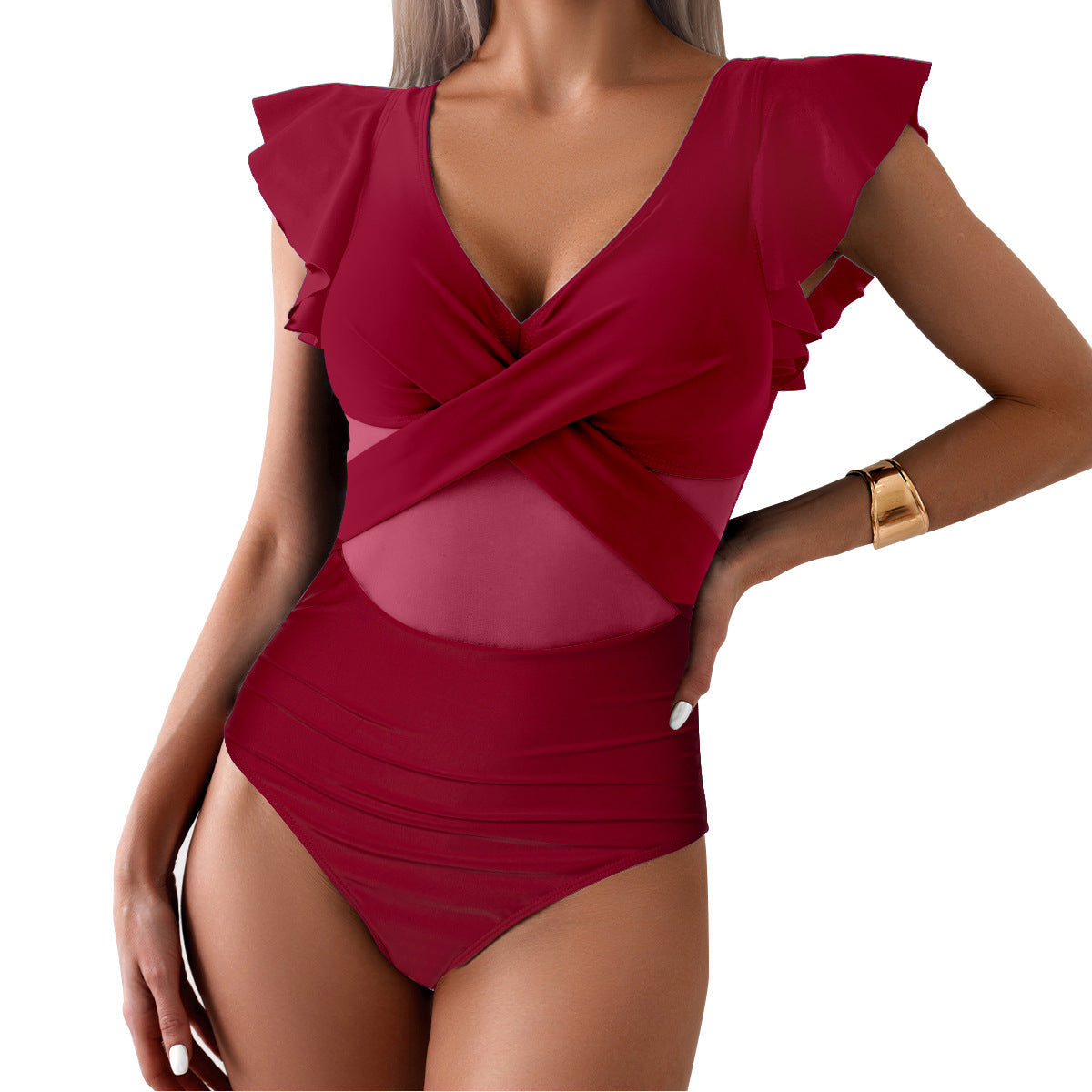 Swimsuit Bikini Women Quick Drying Sports Swimsuit