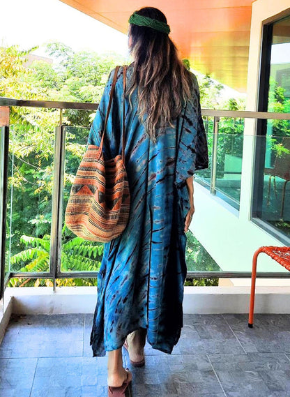 Rayon Printed Robe Vacation Casual Beach Bikini Cover 3 Colors
