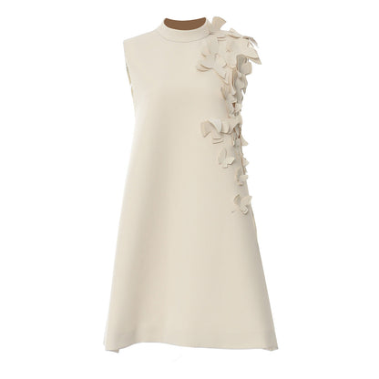 Autumn Winter Butterfly Shape Niche Irregular Asymmetric Evening Party Dress Dress Vest Dress Women
