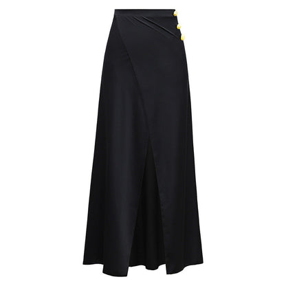 Swimsuit Color Matching Sexy Cutout One Piece Women Wrap Skirt Swimsuit Suit