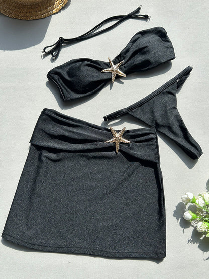 Three Piece Set Bikini Sexy Bikini Split Women Swimsuit Women Sets