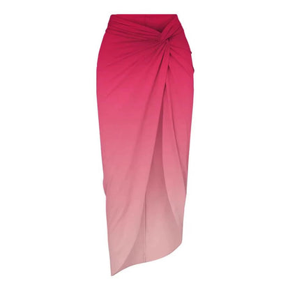 Covered Belly Backless Sexy Spring Swimsuit Women Chiffon Beach Dress