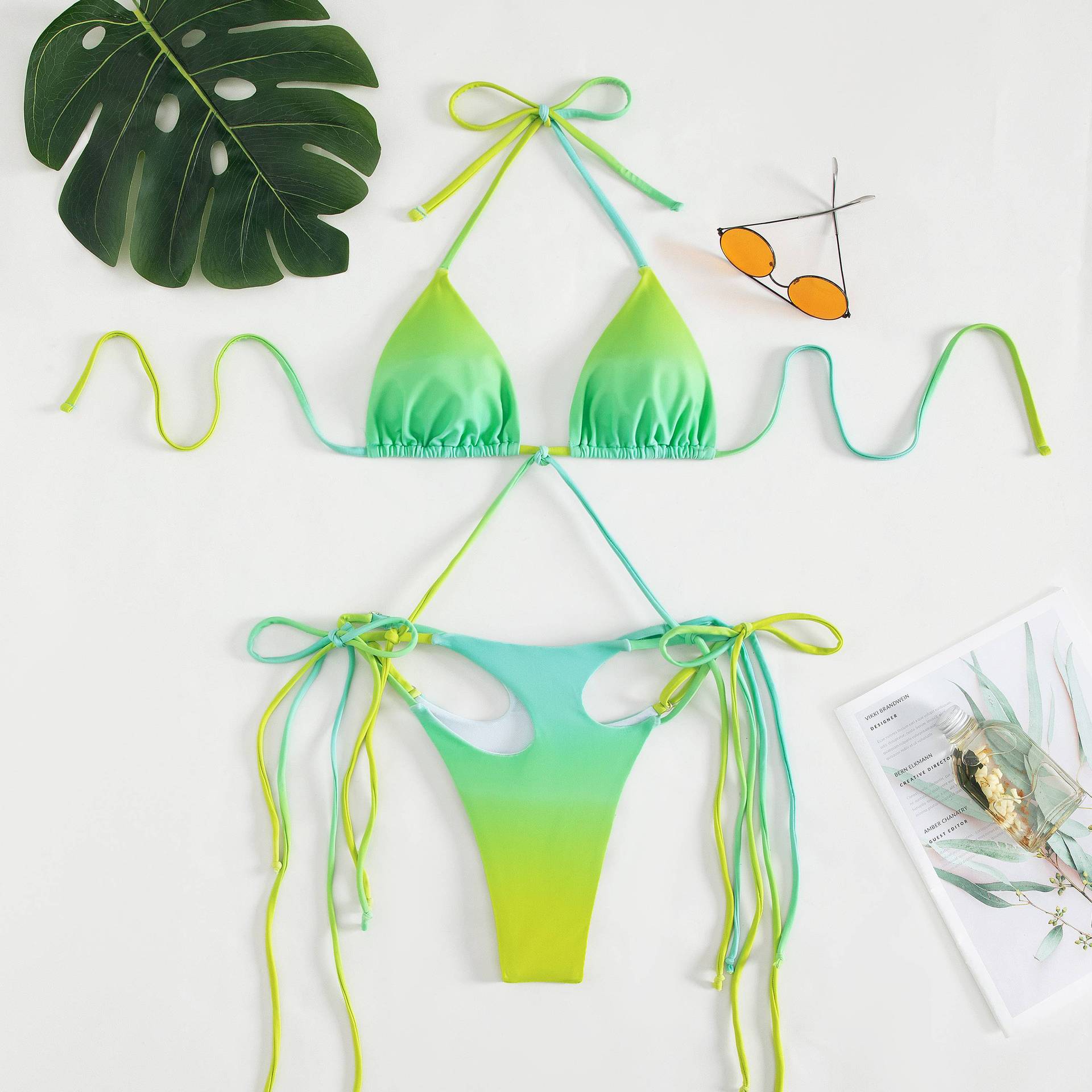 Quality Bikini Bikini Tassel High Elastic Split Swimsuit Bikini Swimsuit