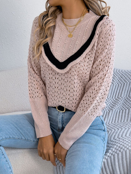 Women Clothing Autumn Winter Fungus Long Sleeve Pullover