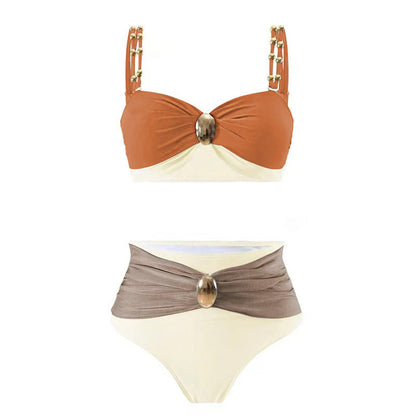Bikini Three Piece Sets How Many Sexy Swimsuit Women Split Solid Color Swimsuit