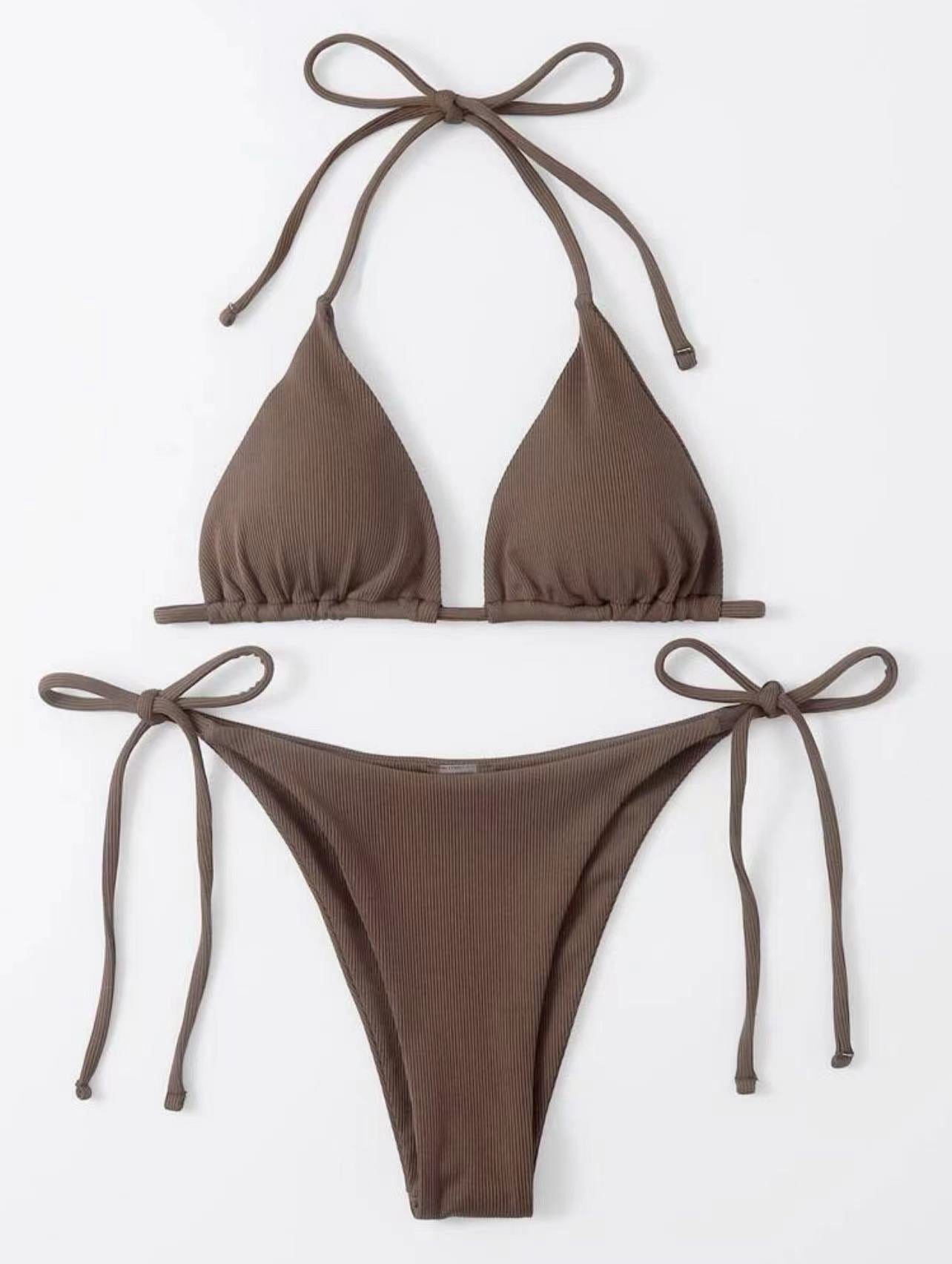Sexy Three Point Bikini Split Swimsuit Women Beach Spring Swimsuit Bikini