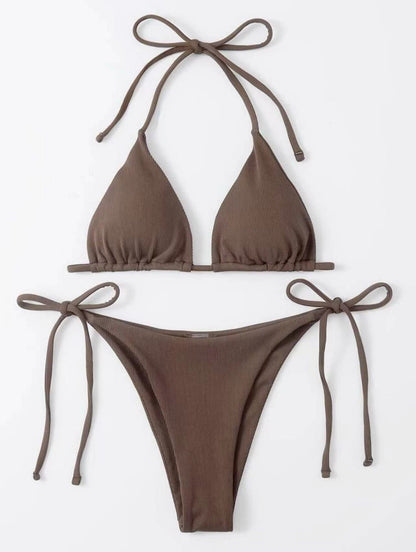 Sexy Three Point Bikini Split Swimsuit Women Beach Spring Swimsuit Bikini