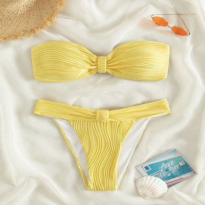 Classic Split Sexy Women Special Fabric Women Swimsuit