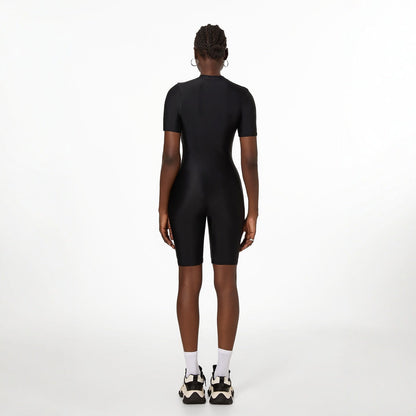 One Piece Zipper Sports Swimsuit Women Long Sleeve Surfing Swimsuit Surfing Boxer Dive Skin Snorkeling