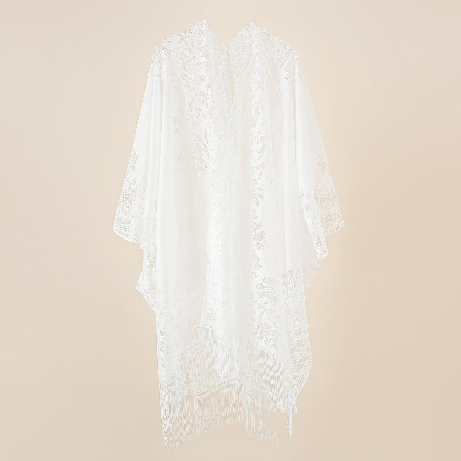 Lace Large Shawl Leaky Lace Cardigan Sun Protection Clothing Beach Cover Up Sun Protection Shawl