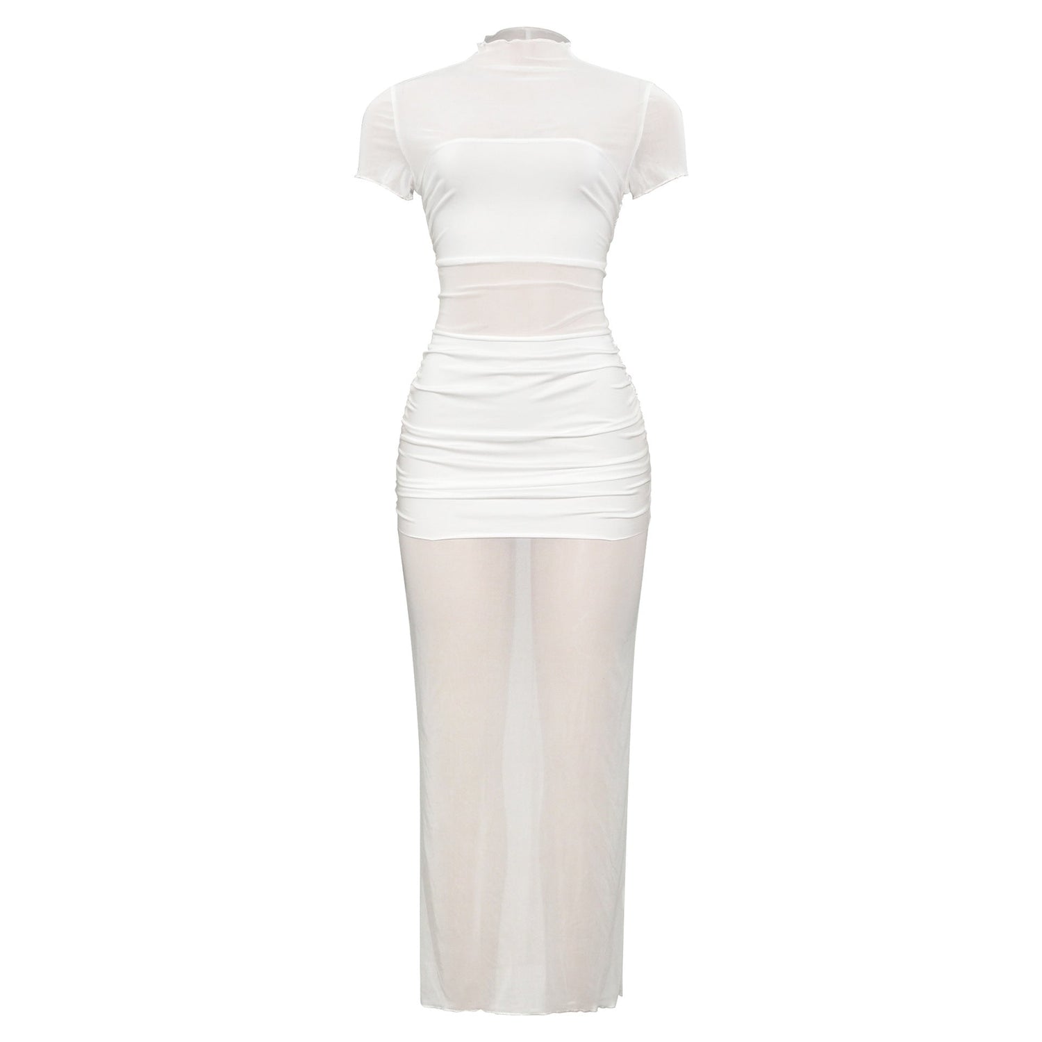 Summer Casual Trend Slim Fit Solid Color Street Dress