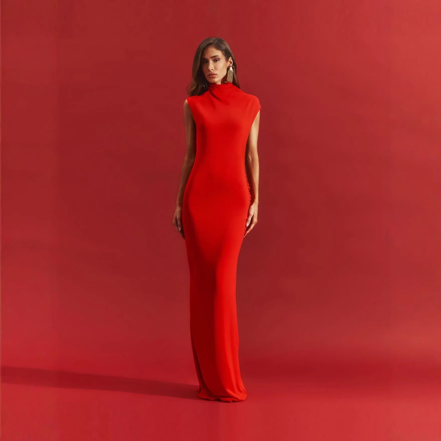 Dress Slim Fit Maxi Dress Wedding Cocktail Annual Meeting Hosting Ceremony Dress High End Vietnamese Niche