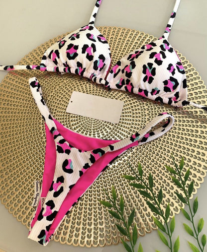 Bikini Special Fabric Printed Swimsuit Beach Sexy Women Swimsuit