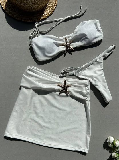 Three Piece Set Bikini Sexy Bikini Split Women Swimsuit Women Sets