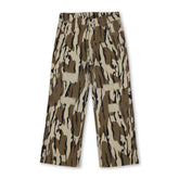 Olive camo denim pants for boys by Mini Rodeo, featuring holes and a casual fit, perfect for kids&