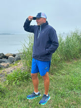 White Water Life Palm Beach waterproof quarter zip, lightweight outdoor jacket with quarter zip front and waterproof fabric.