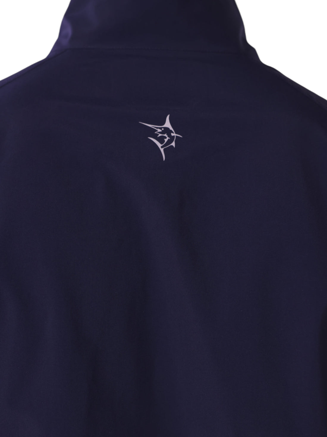 White Water Life Palm Beach Waterproof Quarter Zip showing the black quarter zip with a stand-up collar and waterproof fabric.