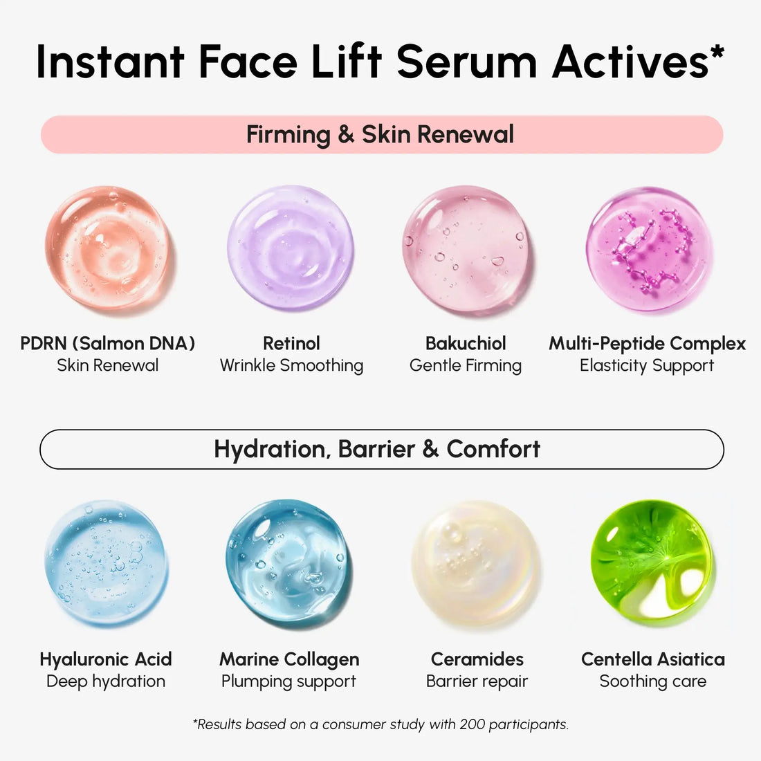 Maree Firming &amp; Renewing PDRN Serum in a clear dropper bottle, showcasing the serum&