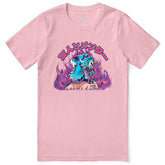 Yūjin Clothing Flames T-Shirt featuring a bold fiery flame graphic on a casual cotton T-shirt.