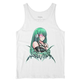 Yūjin Clothing Power Level tank top featuring a sleek design and comfortable fit, ideal for casual or athletic wear.