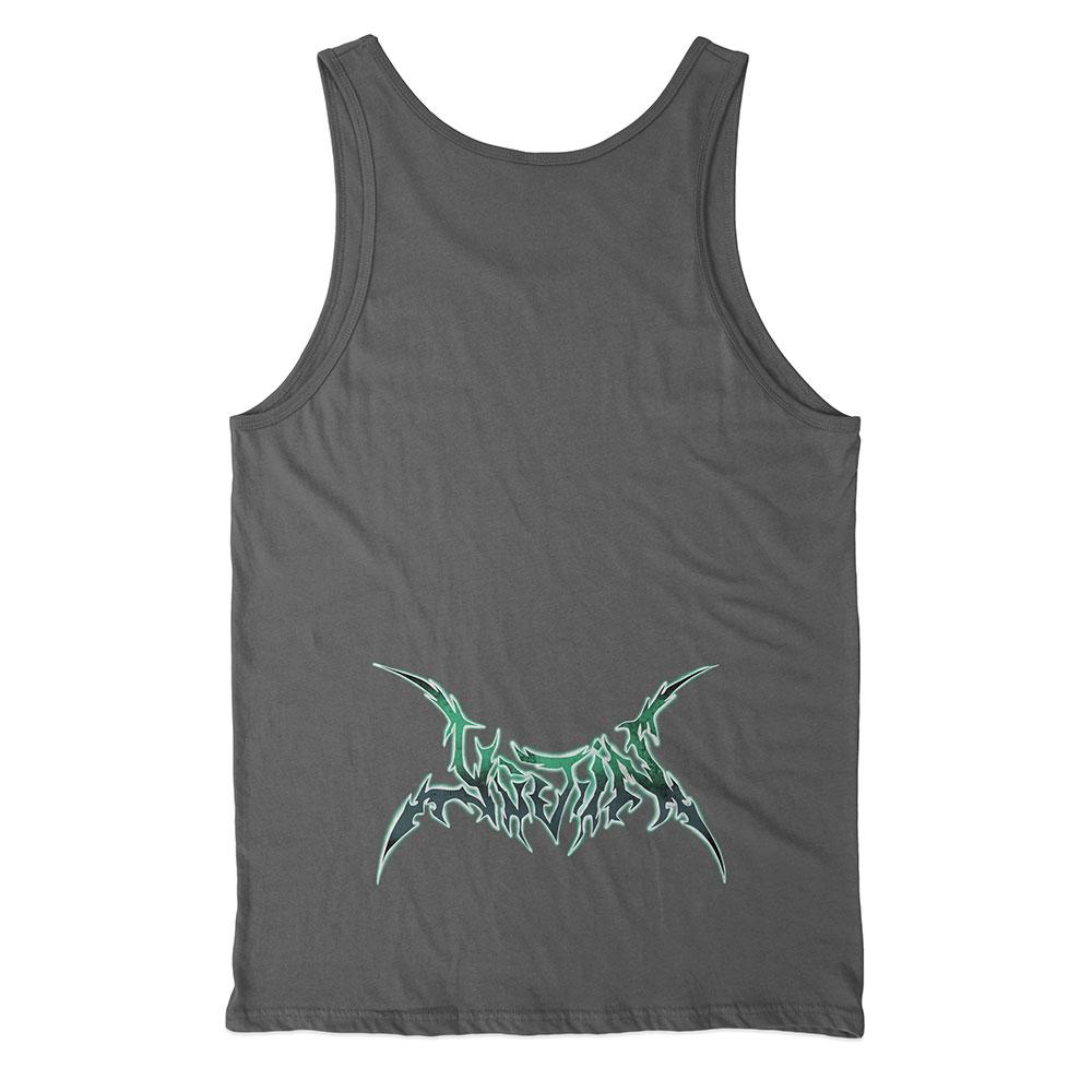 Yūjin Clothing Power Level tank top featuring a sleek design, soft fabric, and comfortable fit for casual wear.