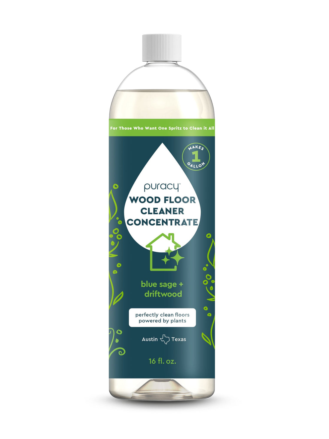 Puracy Everyday Multi-Surface Cleaner in a spray bottle, ready for cleaning various surfaces around the home.