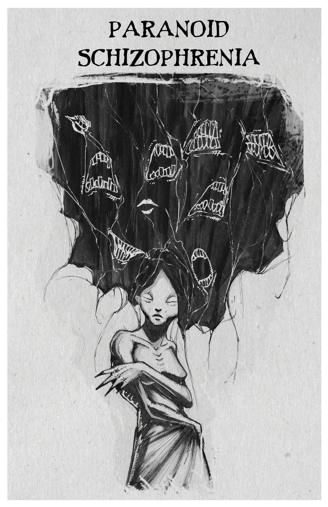 Paranoid schizophrenia poster from the It&
