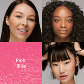 YENSA Super Serum Silk Buildable Cream Blush in pink, showing smooth, creamy texture and vibrant pink color on skin.