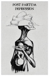 Postpartum-themed poster from the It&