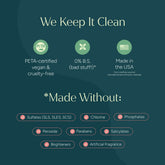 Puracy Carpet and Upholstery Shampoo bottle with label, designed for cleaning carpets and fabric upholstery effectively.