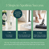 Puracy Carpet and Upholstery Shampoo bottle, designed for deep cleaning carpets and fabric furniture with natural ingredients.