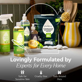 Puracy Everyday Multi-Surface Cleaner with organic lemongrass in a 16oz spray bottle for versatile cleaning.