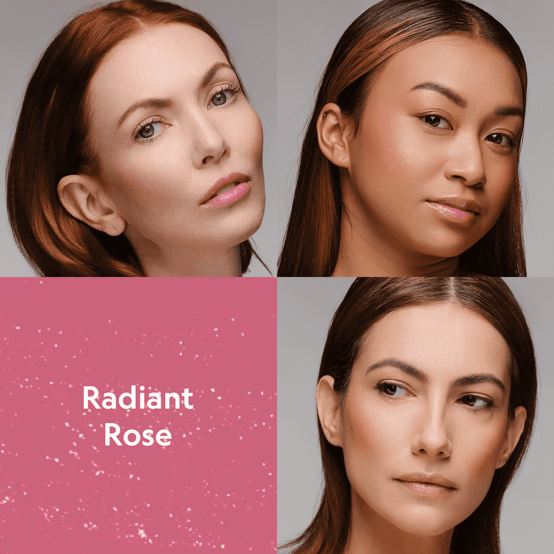 YENSA Super Serum Silk Buildable Cream Blush in Radiant Rose, creamy blush with a smooth, blendable texture and natural rosy finish.