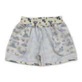 Mini Rodeo boys swim trunks with crab anchor design, perfect for summer beach or poolwear for kids and boys.
